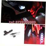 Set 2 Lumini Usi Lampi Portiere Logo Audi Dedicate Holograme