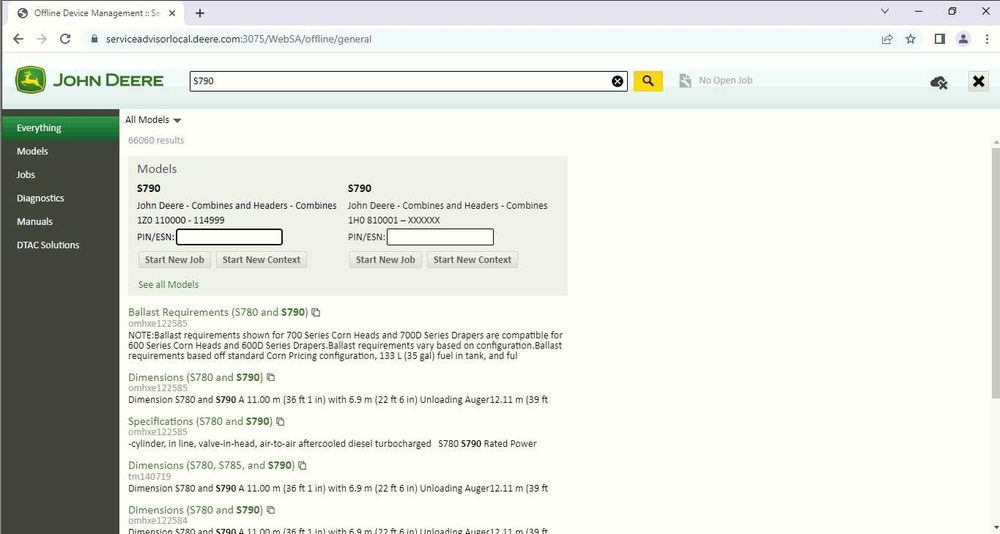 John Deere Service Advisor 5.3.110 Agricultura si Constructii 2023