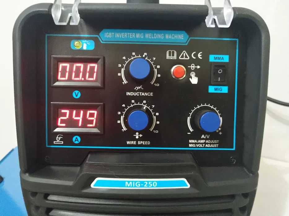 Телоподаващо МIG 250А - Телоподаващ Апарат + Електрожен  PROFESSIONAL