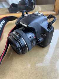 Canon 500D + объектив 50 mm 1:1.4. Состояние идеальное, мал. пробег