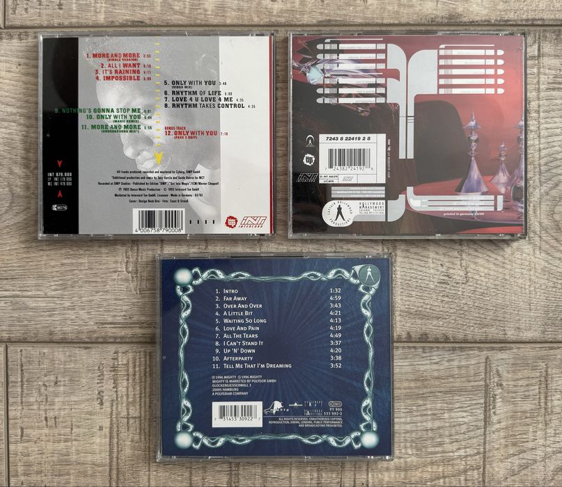 Cd-uri eurodance 90’s - Captain Hollywood Project/Reel 2 Real/ Quartz