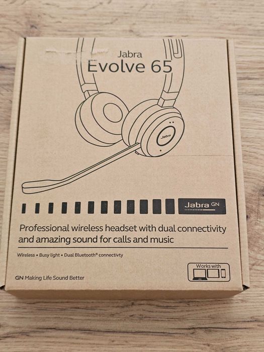 Слушалки с микрофон Jabra - Evolve 65
