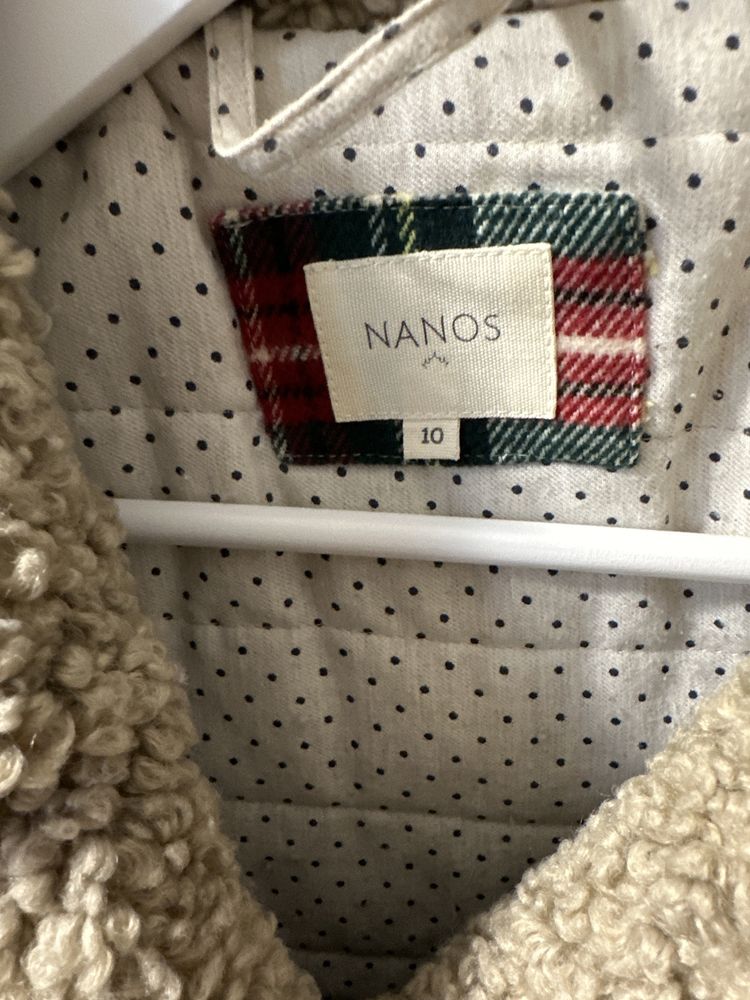 Palton fete  Nanos imitatie blana de miel