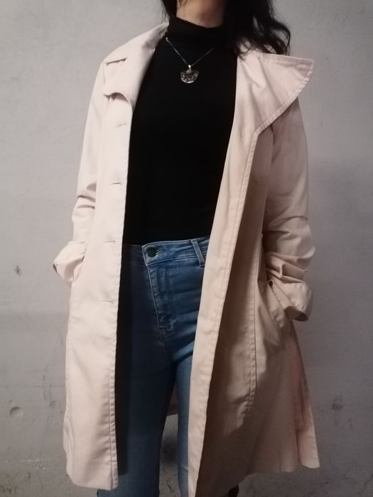 Trench de primavara H&M, roz