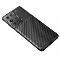 Husa Samsung S21/S22/S23/S24 Plus Ultra Slim Silicon Carbon Type Black
