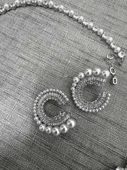 Colier+cercei Matrix swarovski