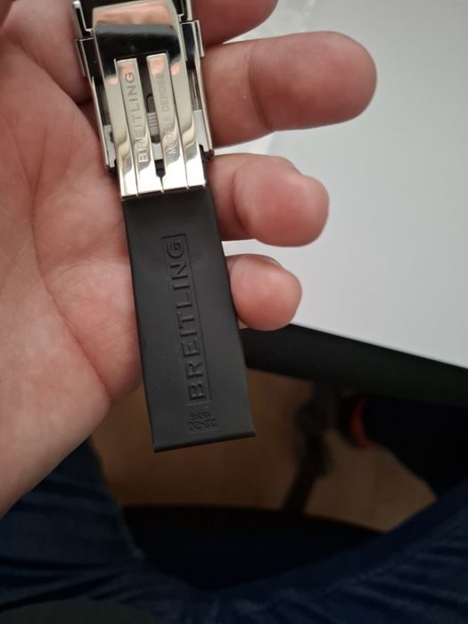 Breitling deplyment claps + силиконова каишка оригинални !