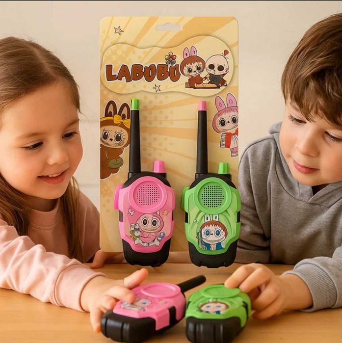 Детски комплект Уоки-Токи Лабубу , Walkie Talkie LABUBU