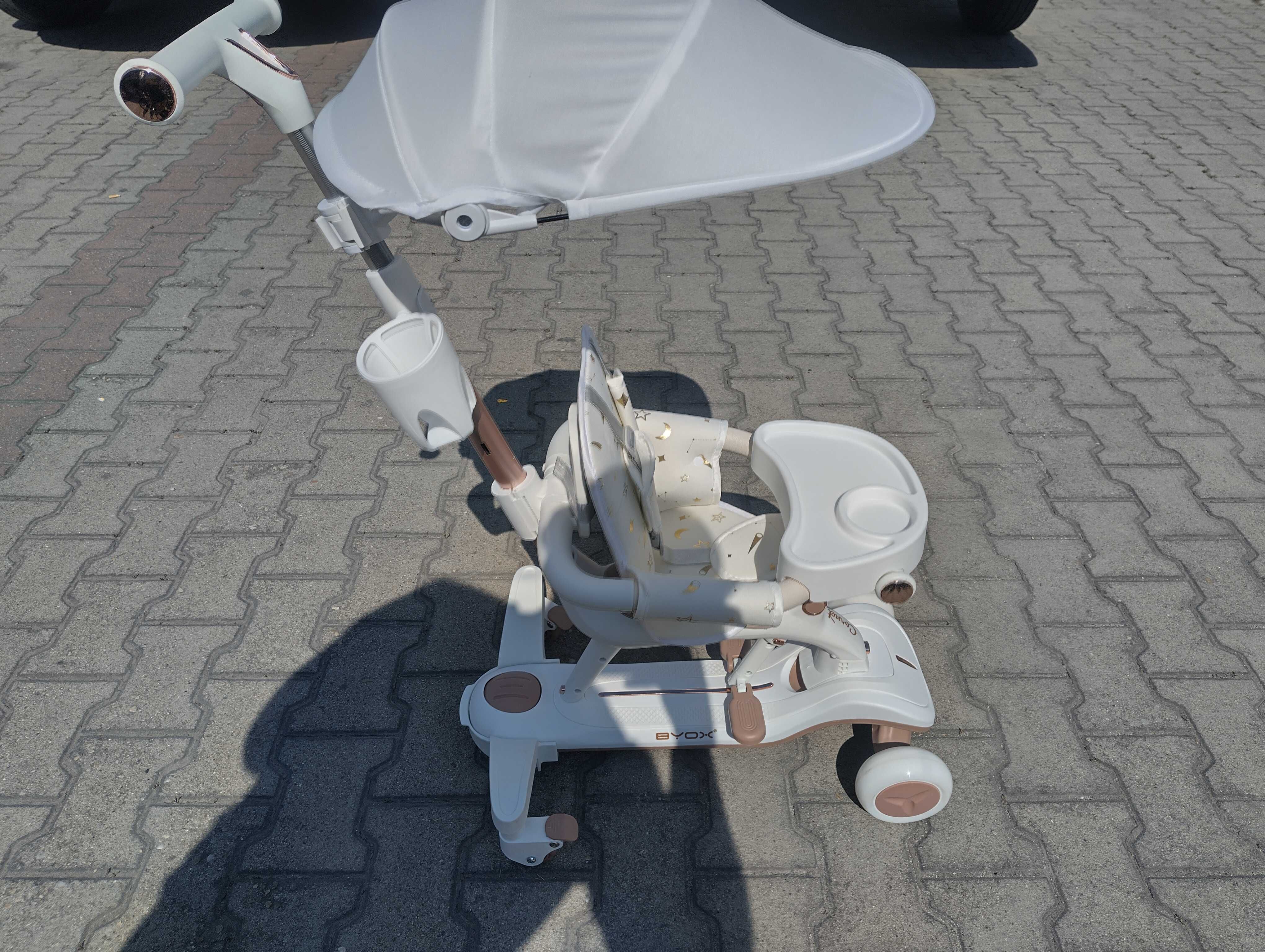 BYOX Детска тротинетка Cornet 6в1 бял