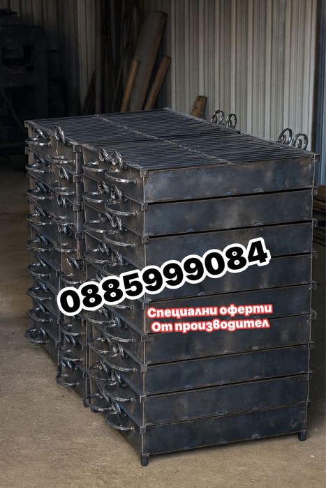 Здрави масивни BBQ на дърва и въглища Дъно 3 мм или 4 мм по избор