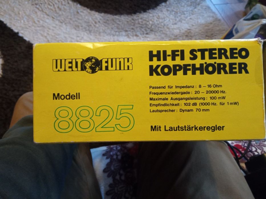 Casti profesionale retro weltfunk pentru colectie sau de folosit