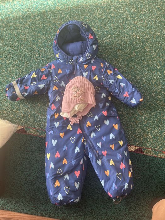 Зимняя куртка для девочки 1-2 года