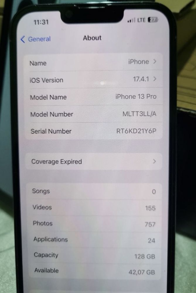 Iphone 13 pro 128gb