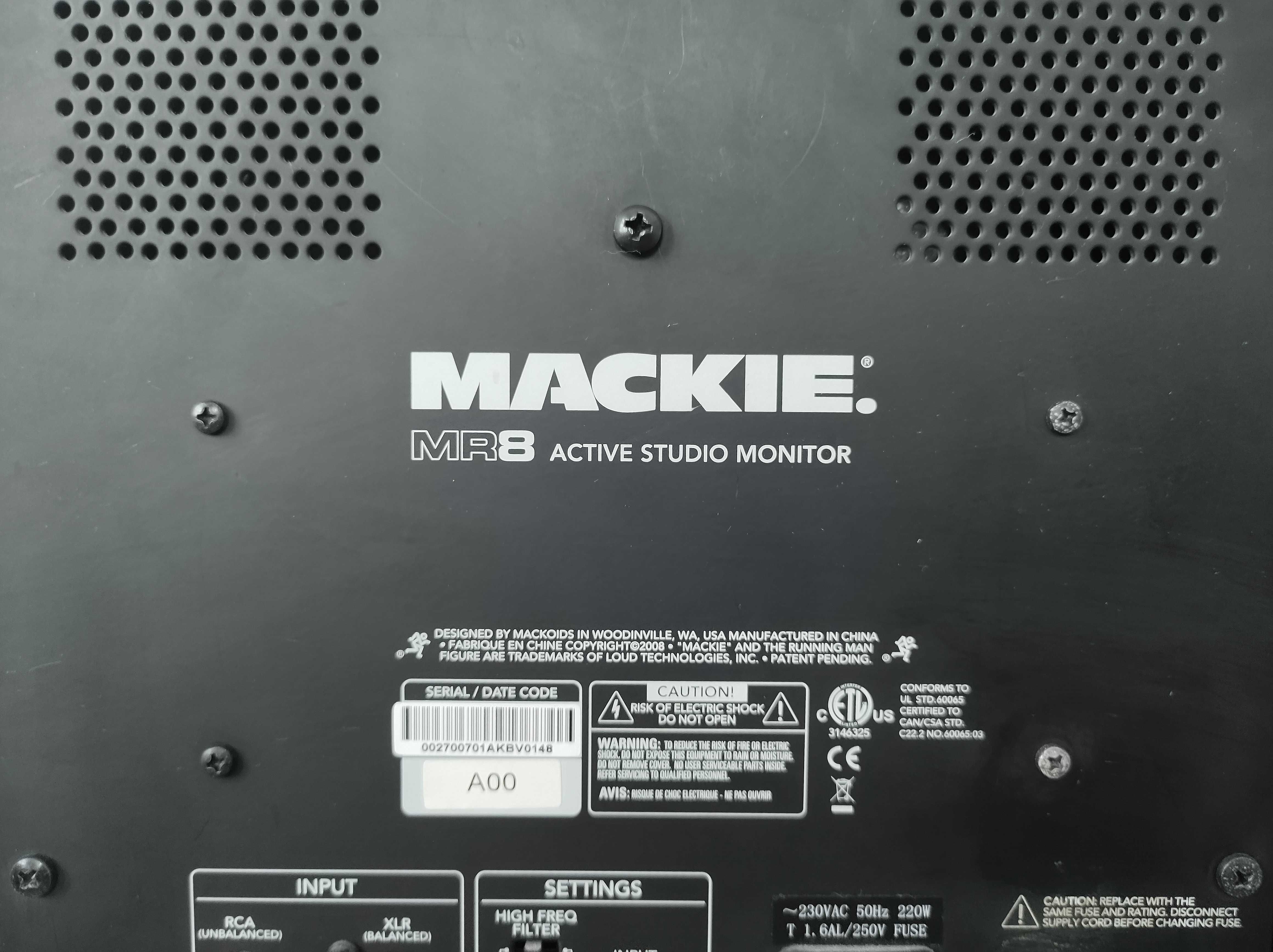 Mackie MR8 MK1 Активни Студийни Монитори / Тонколони