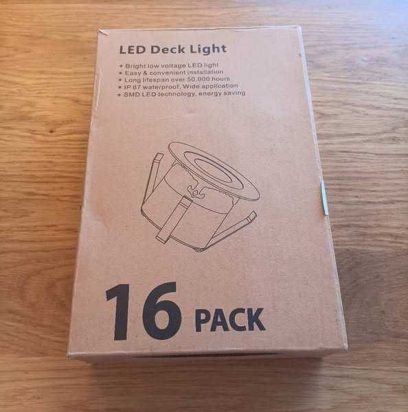 НОВИ! LED лампи  за двор, пътеки, IP67, 32 мм, 16 бр/к-кт
