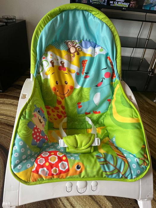 Бебешки шезлонг и люлеещо столче 3 в 1 Fisher Price