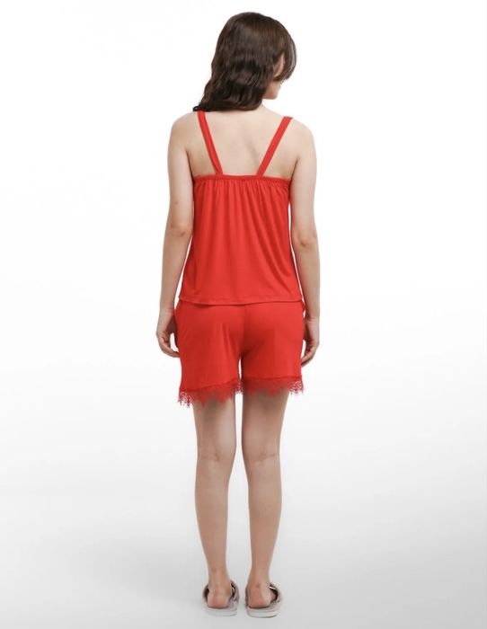 Атласная пижама для женщин, домашний комплект 4,