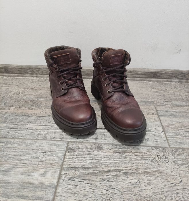 Мъжки боти от естествена кожа