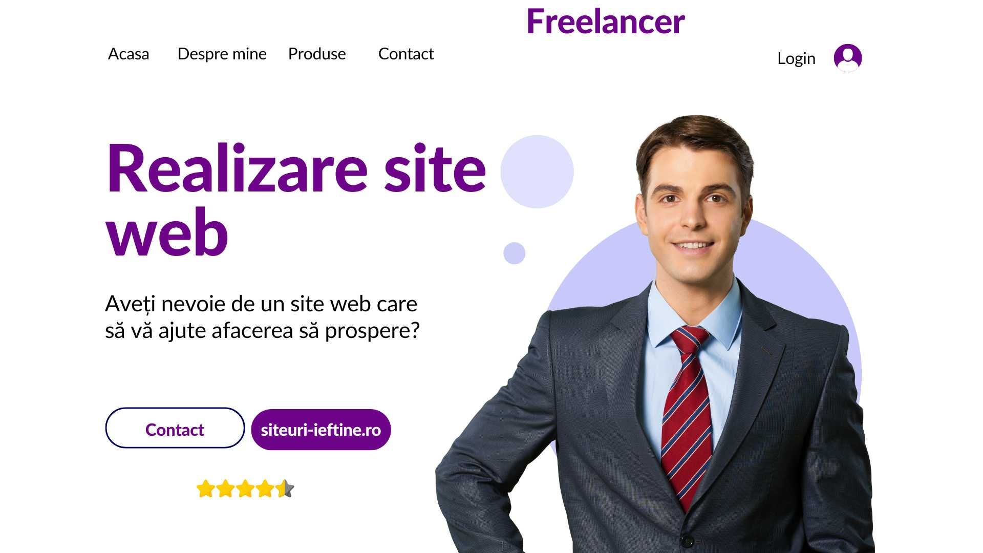 Marian - Freelancer pentru Site-uri Web Profesionale