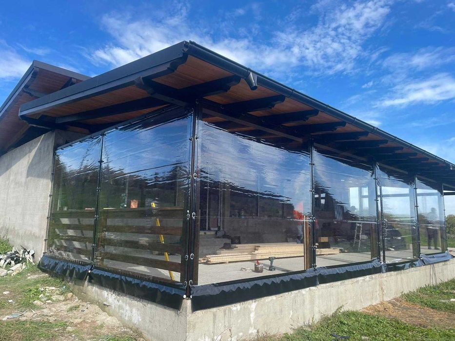 Inchideri terase-Folie transparenta-Cristal