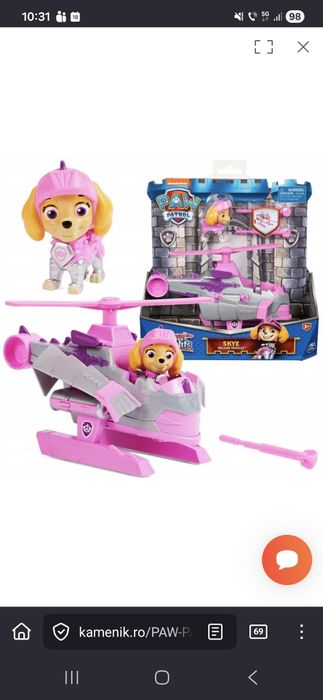 Skye, Paw Patrol, Elicopter