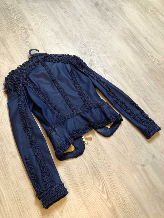 Just Cavalli geaca dama piele S-XS sau 40 italy, autentica