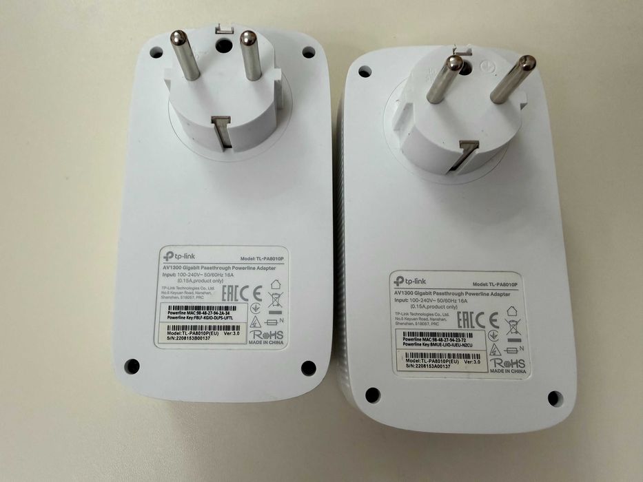 TP-Link TL-PA8010P AV1300 Gigabit Powerline адаптери (2 бр.)
