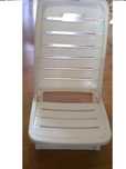 Scaun plastic de gradina/plaja pliabil