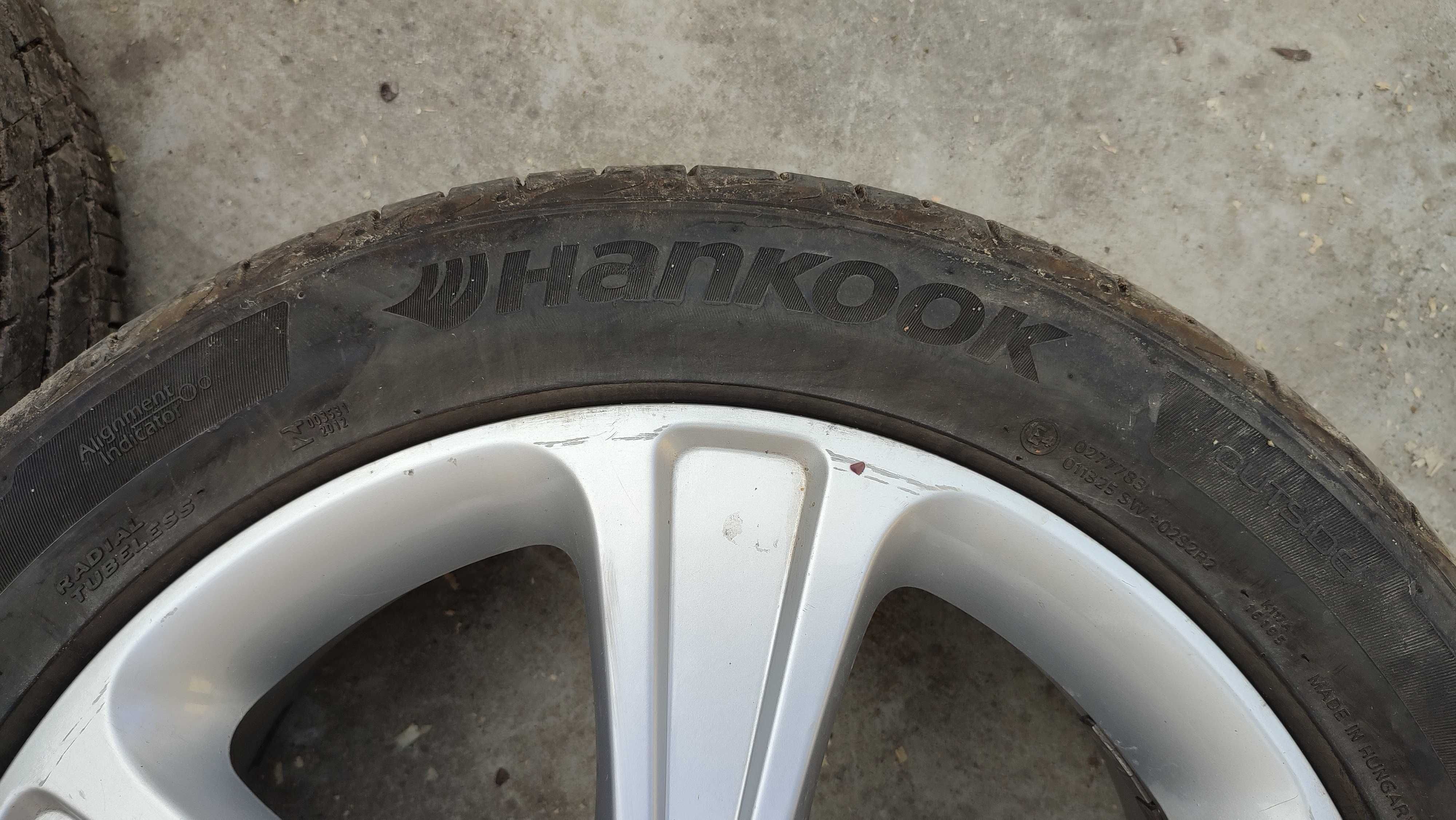 Jante cu anvelope Hankook 235/50 R 19 Chevrolet sau Opel 5x115