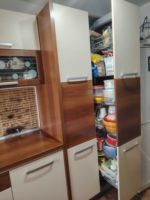 Mobila Bucatarie cu ghiuveta dubla Franke, masa si scaune