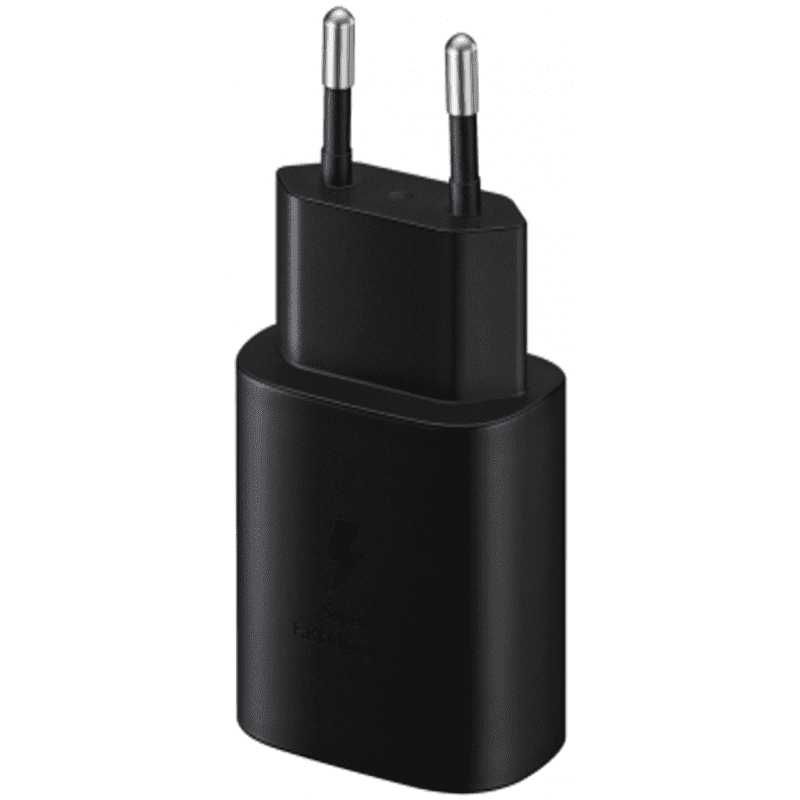 Incarcator Samsung Type C Super Fast Charging, 25W, Negru/Alb Bulk