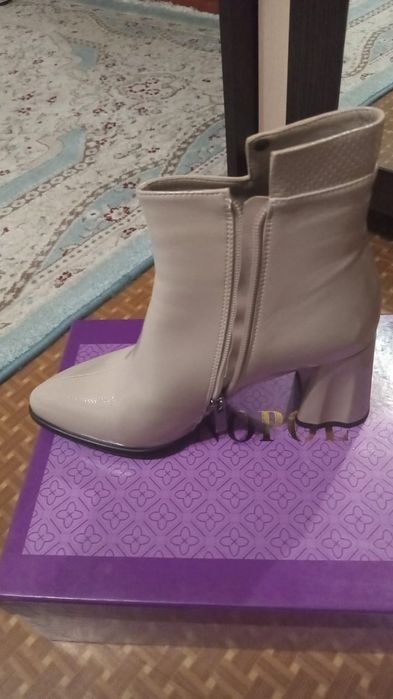 Кожаные сапоги в