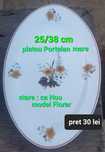 Platou portelan model florar