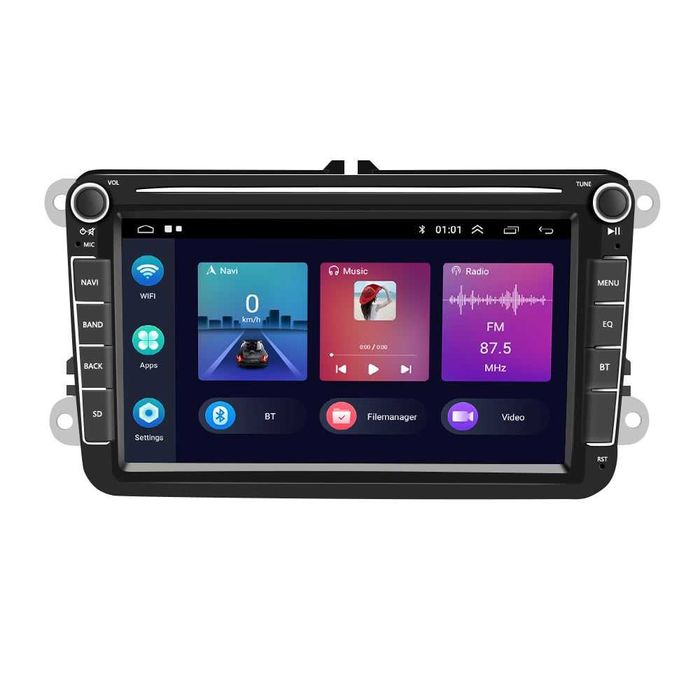 Navigatie Dedicata Volkswagen,QuadCore, 8Inch, 4Gb Ram, 64Gb stocare
