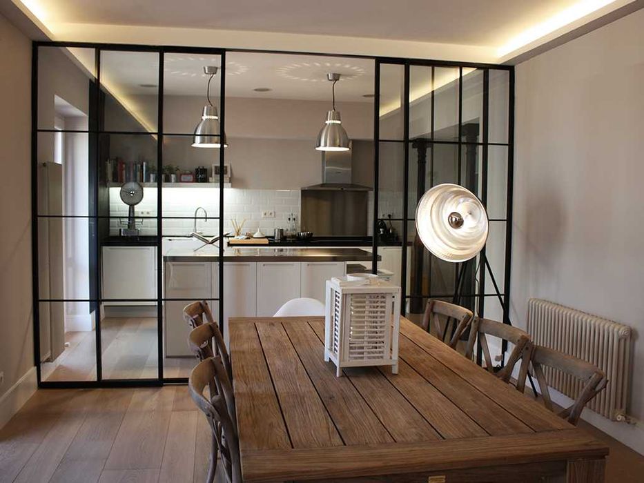 Лофт-перегородки. LOFT. Стильные ограждения зоны квартиры и офисов