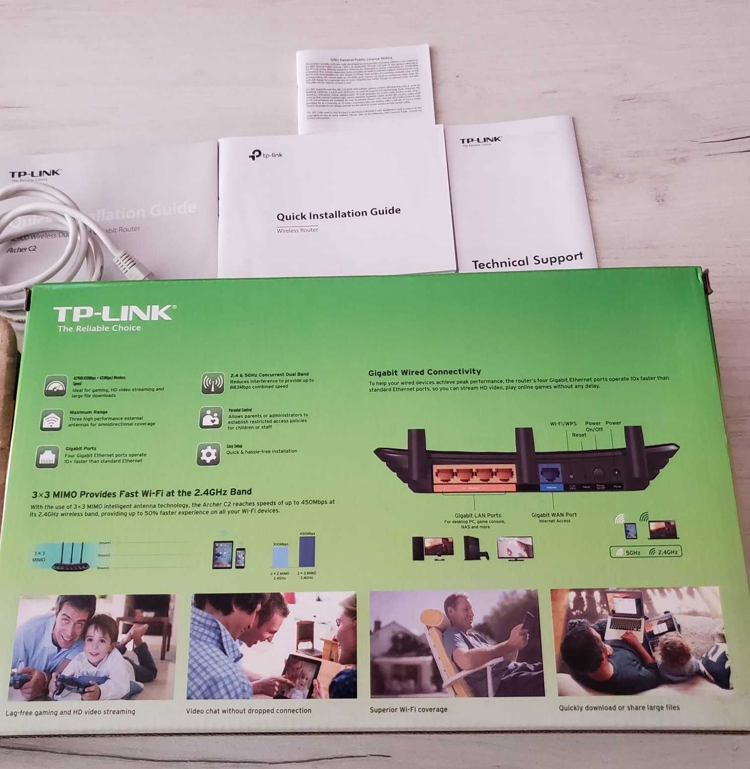 Router Wireless TPLink Dual Band AC900 Gigabit Viteza mare de internet