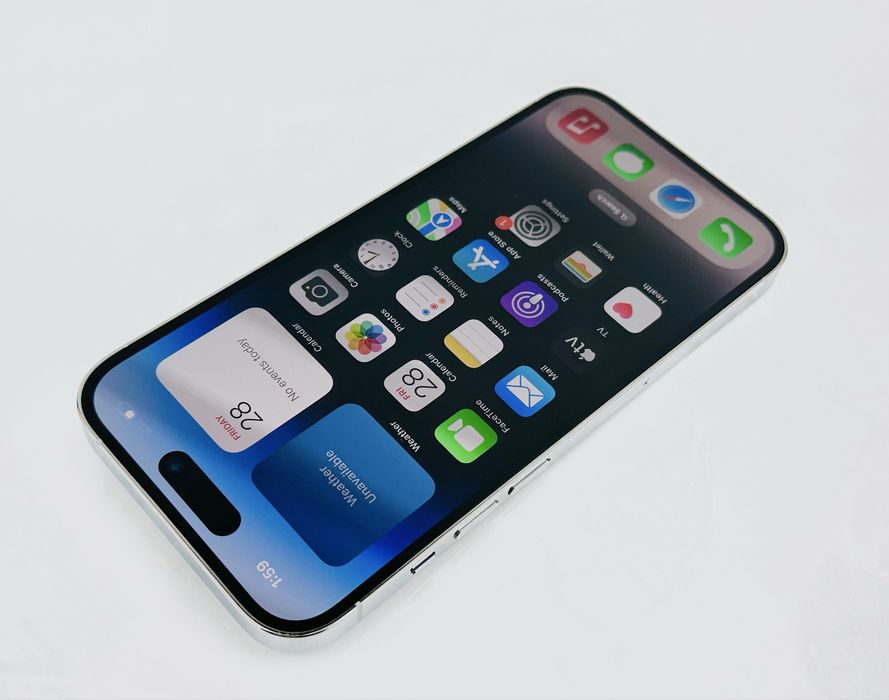 Apple iPhone 14 Pro 128GB Silver Перфектен! Гаранция!