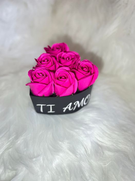 Realizez buchete din trandafiri de sapun