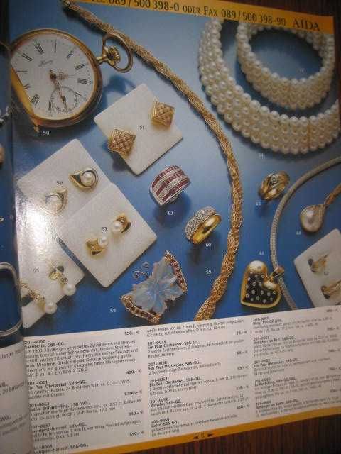 9316-Aida-Ceasuri si bijuterii Rolex, Cartier, IWC etc. Catalog Euro.