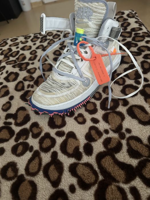 Nike Air Force 1 Mid Off White Clear White