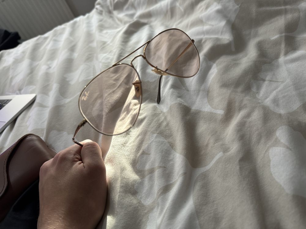 RayBan Aviator Rose Gold Unisex