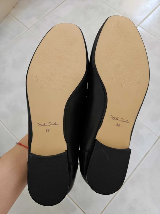 Чисто нови мокасини! Не са носени! От естествена кожа!