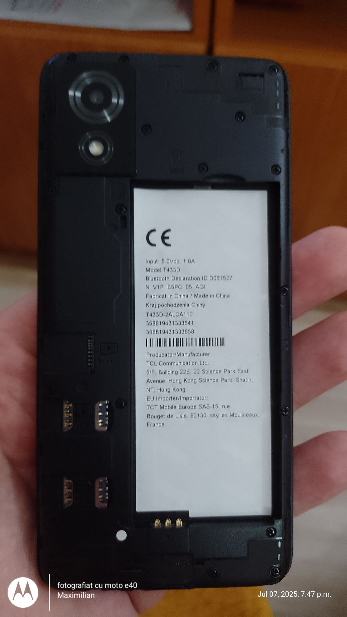 De Vanzare Mobil TCL 501