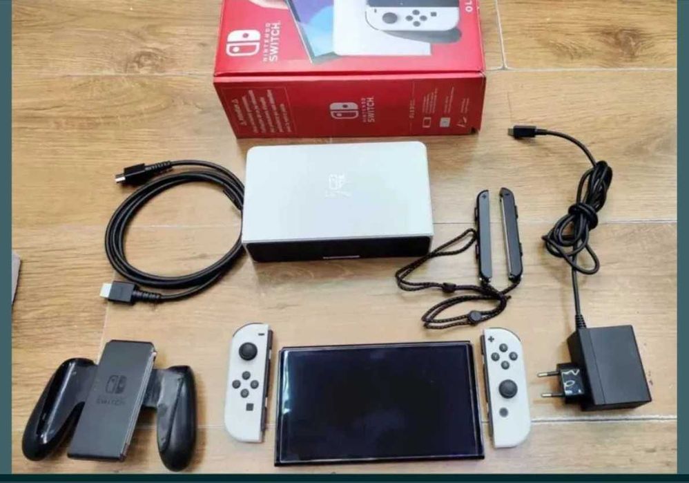 Nintendo Switch Oled, 256gb, Zelda Tears,  Mario, Pokemon - 30 jocuri