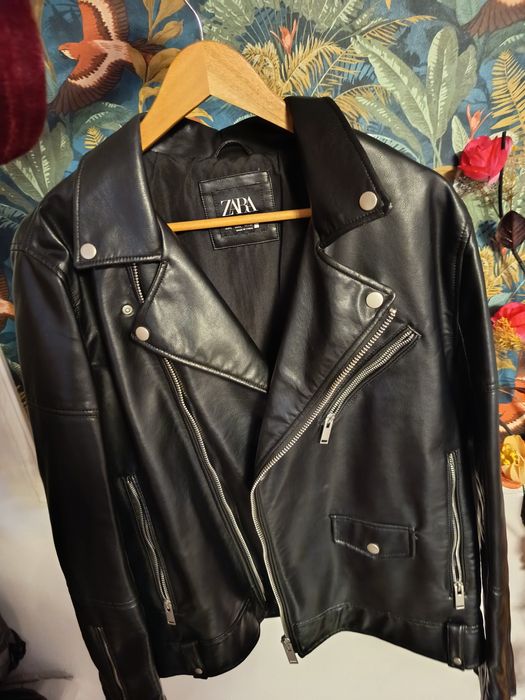 Geaca de piele Zara