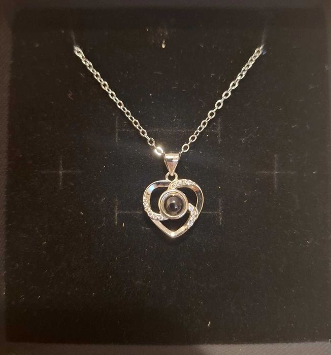 Lănțișor + pantaniv argint 925 + cutie depozitare + trandafir