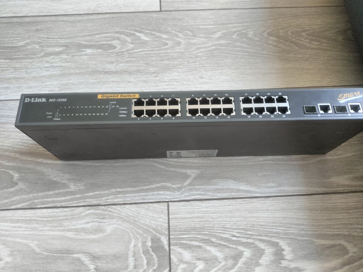 D-link des 1226g управляемый коммутатор