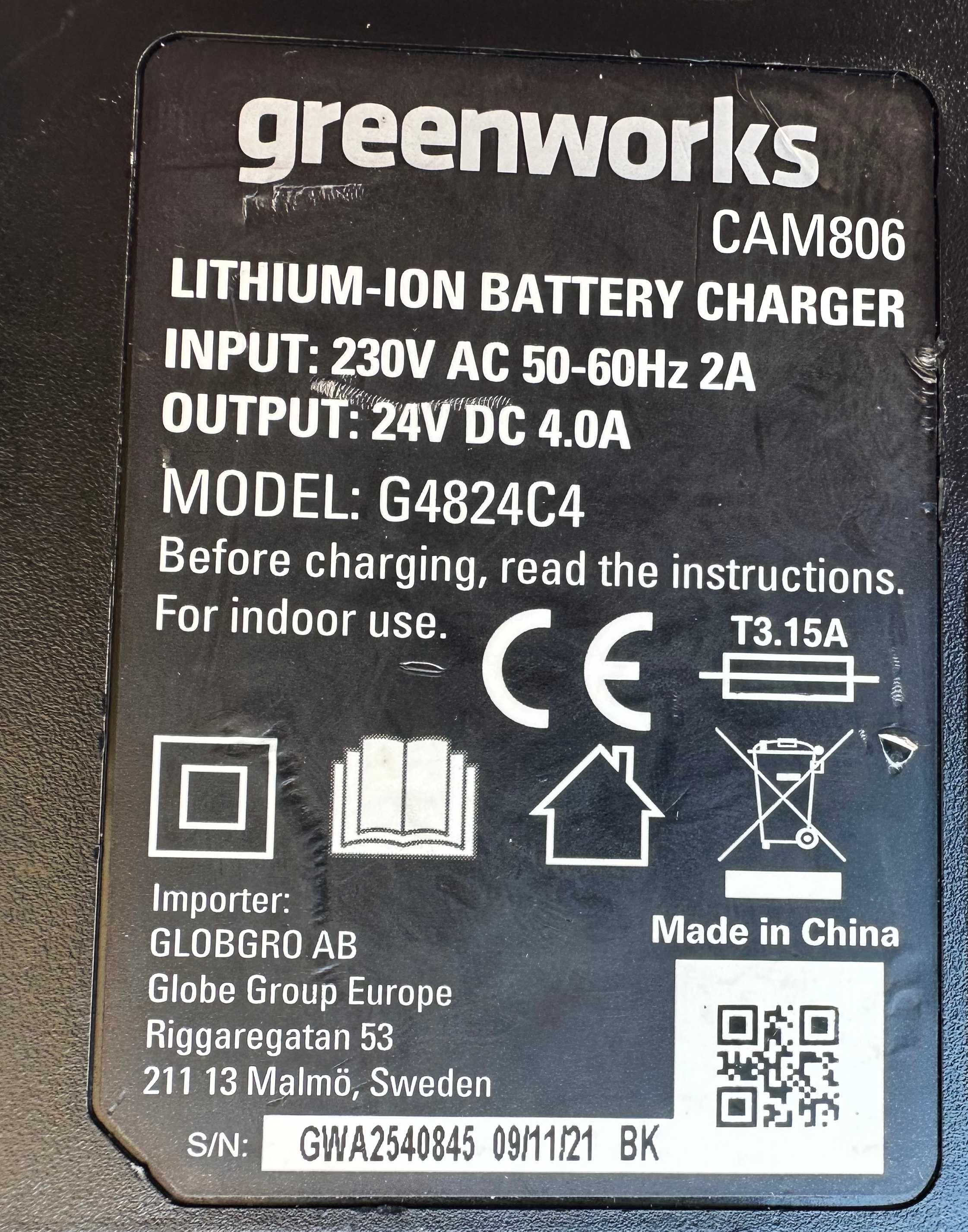 Зарядни устойства - Wurth 28V / Greenworks 48/24V /