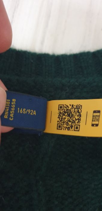 POLO Ralph Lauren Cable Wool / Cashmere Knit  M НОВО ОРИГИНАЛ  Пуловер