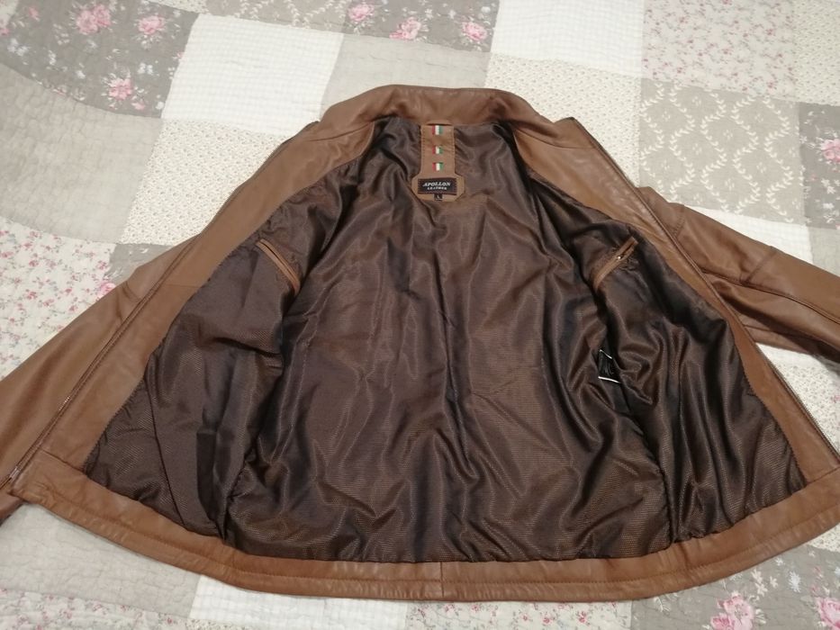 Ново мъжко кожено яке